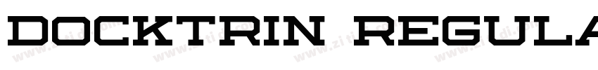 Docktrin Regular字体转换 Docktrin Regular字体转换